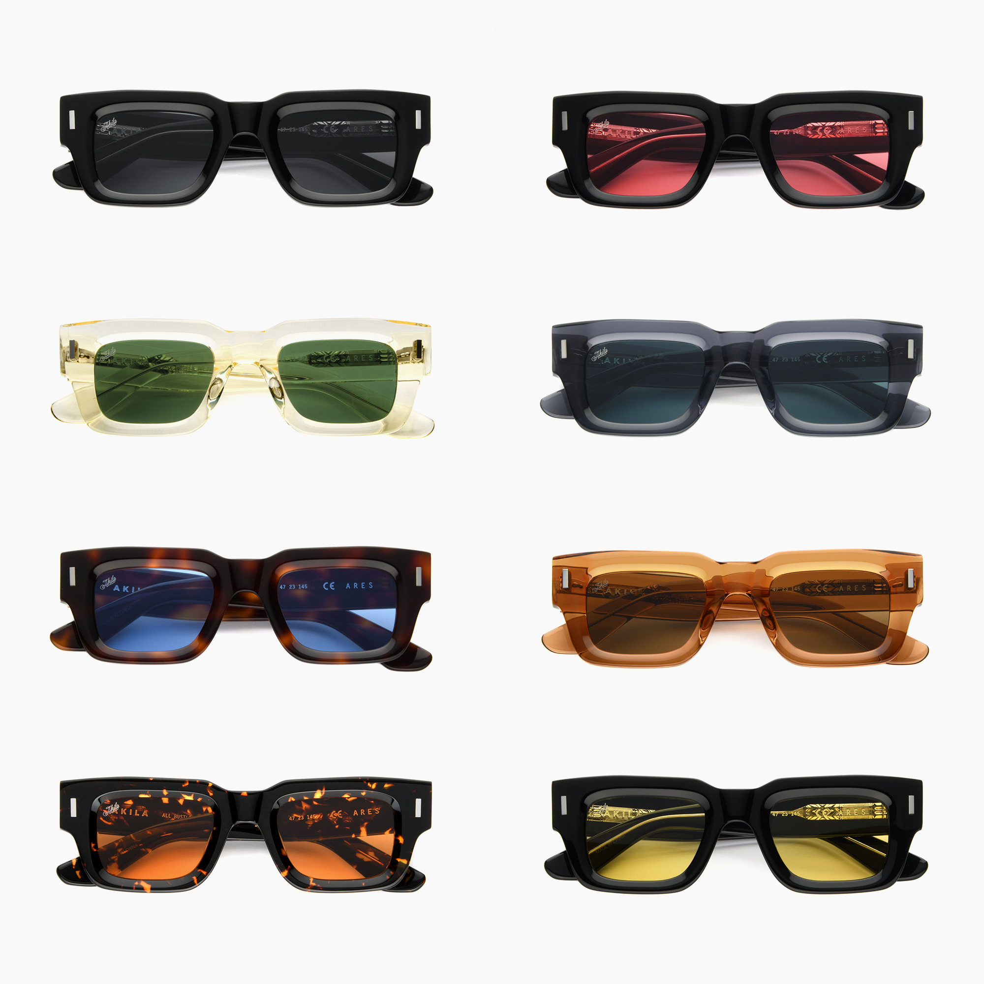 Ares, Zed, Polaris, Raw + Optical Restocks + New Colors - Akila